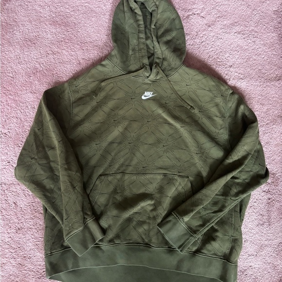 army green hoodie nike